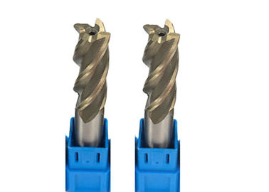 Custom CNC HSS End Mill In Drill Press High Cutting Speed TiSiN Coating