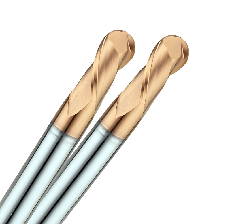 High Speed Tungsten Carbide Ball Nose End Mill Wear Resistance High Temperatures HG680