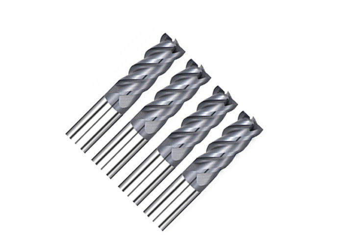 High Hardness Carbide End Mill Cutter / High Speed Steel Milling Cutters