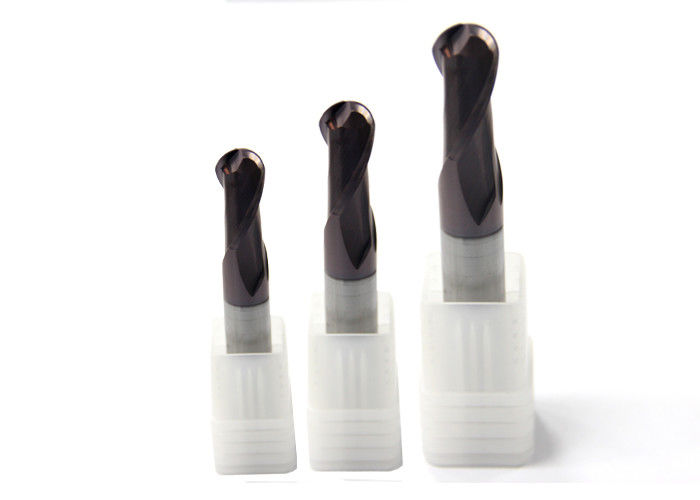 Miniature Ball Nose End Mill / 1 Inch Carbide End Mill 0.6 μm Grain
