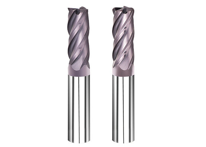 Four Flutes Corner Radius Cutter Tungsten Carbide General Processing
