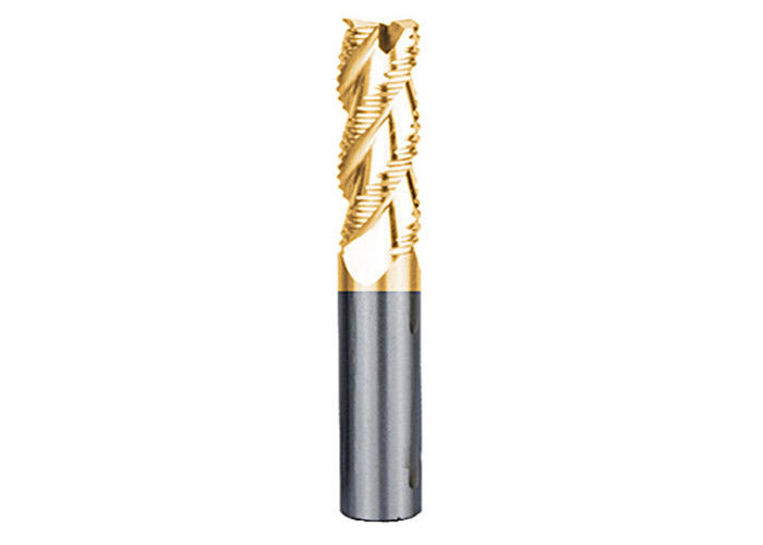 HRC55° Ripple Solid Carbide Roughing Tungsten Carbide Material Cnc Roughing End Mill Corrugated Milling Cutter
