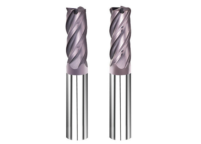 Swiss TiAlN Nano Coating Carbide End Mill Cutter For Enhanced Performance